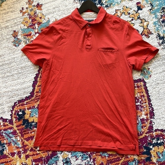Banana Republic Men’s Premium Pima Cotton Polo Medium - Picture 3 of 9